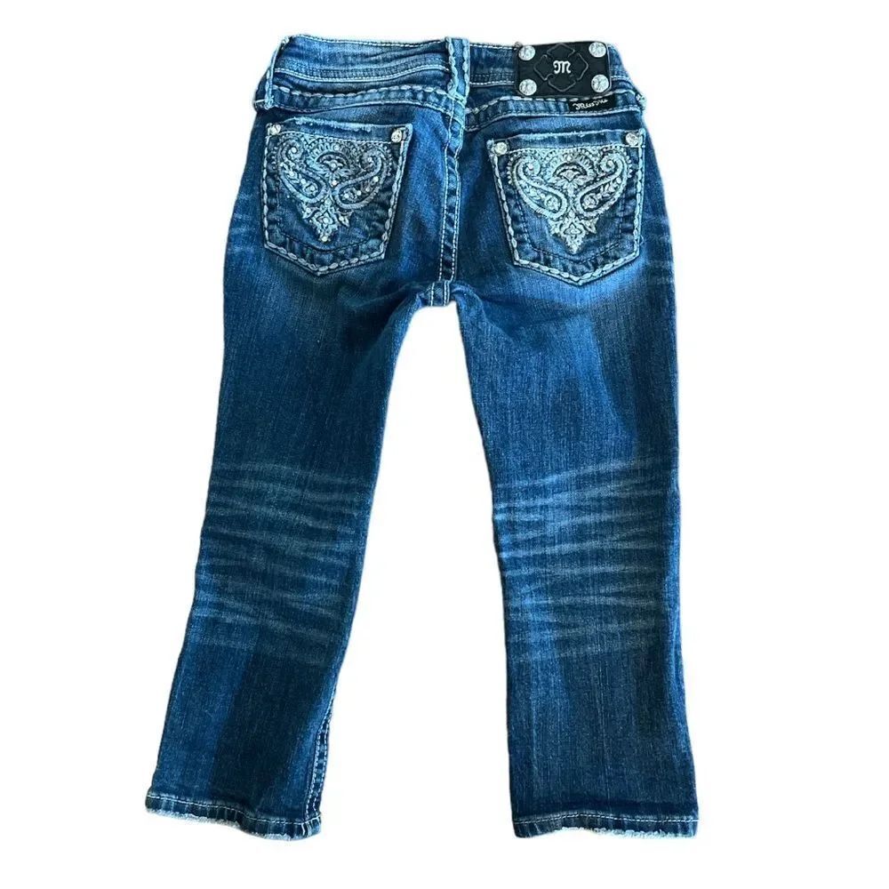 Miss Me Girls Jeans 10 Denim Capris